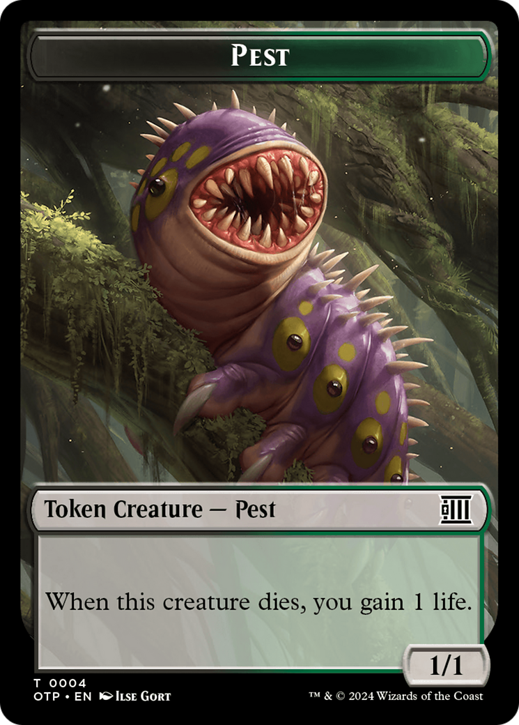 Pest Token (4) [Outlaws of Thunder Junction: Breaking News]