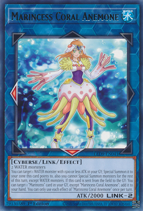 Marincess Coral Anemone (LED9-EN041) [Legendary Duelists: Duels From the Deep]