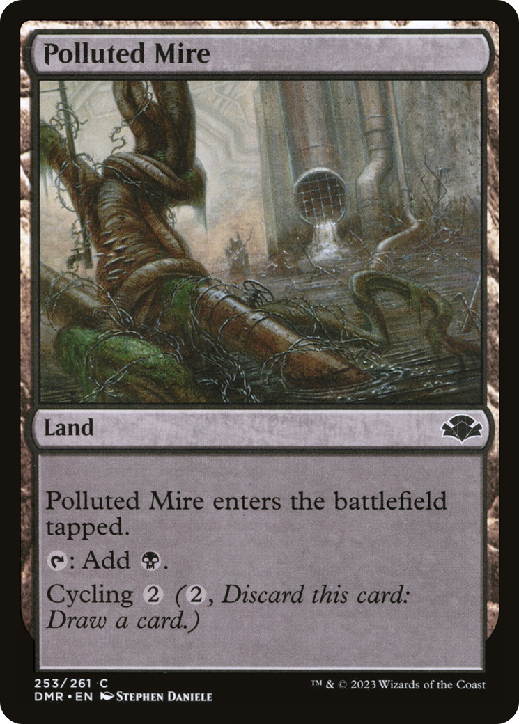 Polluted Mire (253) [Dominaria Remastered]