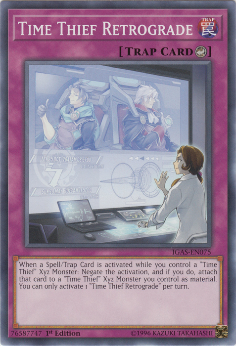 Time Thief Retrograde (IGAS-EN075) [Ignition Assault]