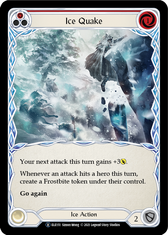 Ice Quake (Red) (ELE151) [Tales of Aria]