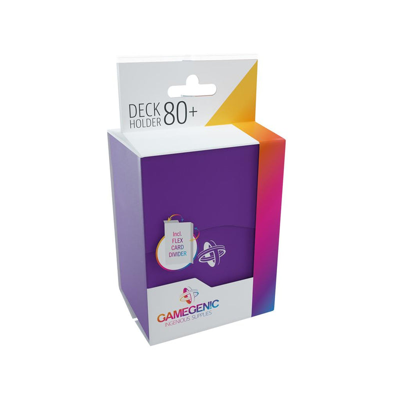 Deck Holder 80+ Card Deck Box: Purple