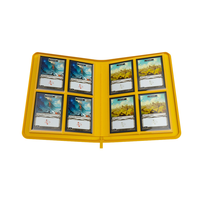 Zip-Up Album 8-Pocket: Yellow