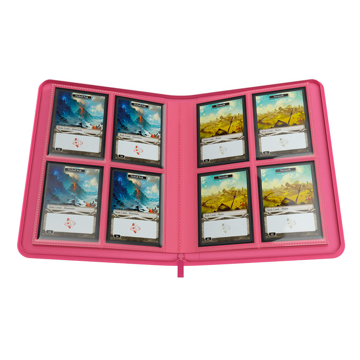 Zip-Up Album 8-Pocket: Pink