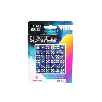 Galaxy Series - Neptune - D6 Dice Set 12 mm (36 pc)