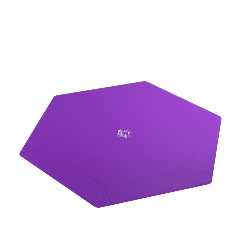 Magnetic Dice Tray Hexagonal Black/Purple