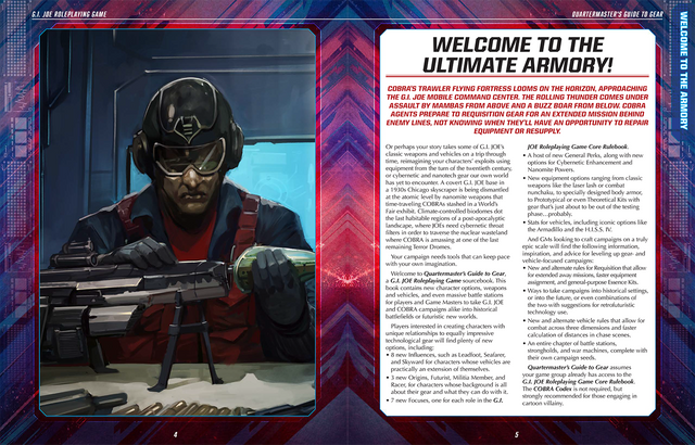 G.I. JOE Roleplaying Game Quartermaster's Guide to Gear Sourcebook