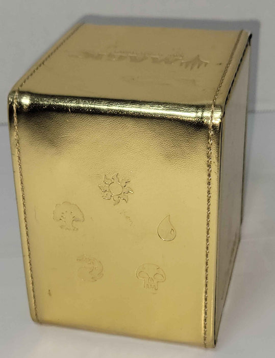 Ultra PRO: Alcove Flip Box - 5-Mana Symbol Gold (Used)