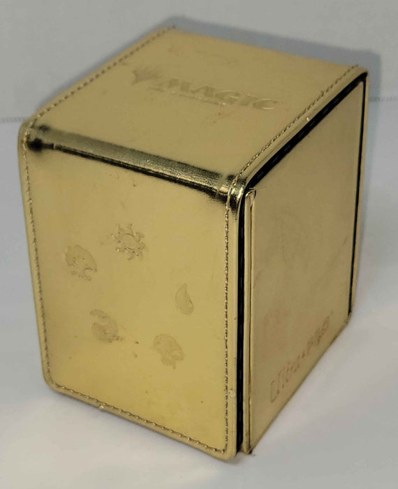 Ultra PRO: Alcove Flip Box - 5-Mana Symbol Gold (Used)