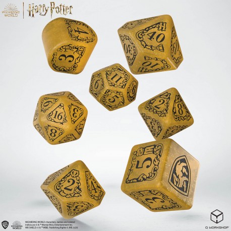Harry Potter Hufflepuff - Modern Dice - Yellow