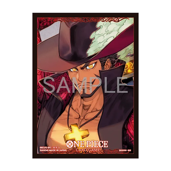 One Piece TCG: Official Sleeves: Dracule Mihawk (70-Pack)