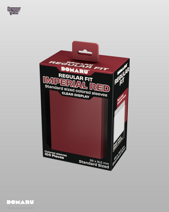 DOMARU Regular Fit Sleeves - Imperial Red