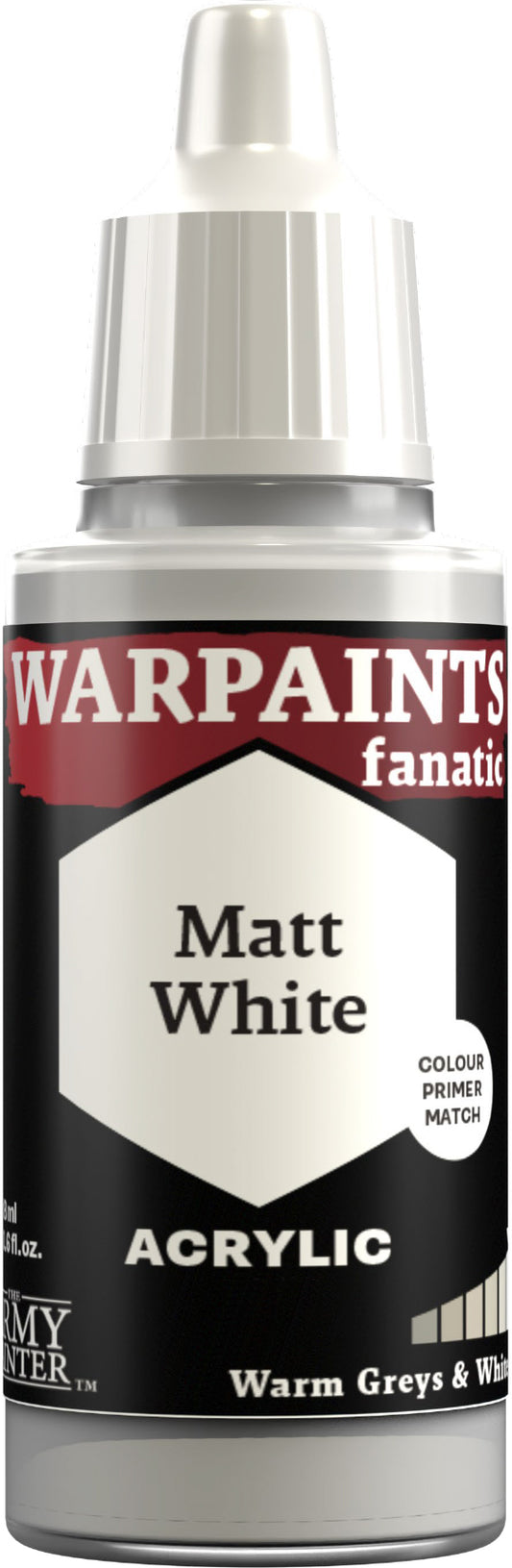 Warpaints Fanatic: Matt White 18ml