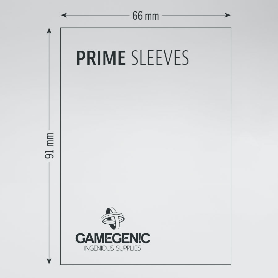 GAMEGENIC: Prime Card Sleeves: Lime