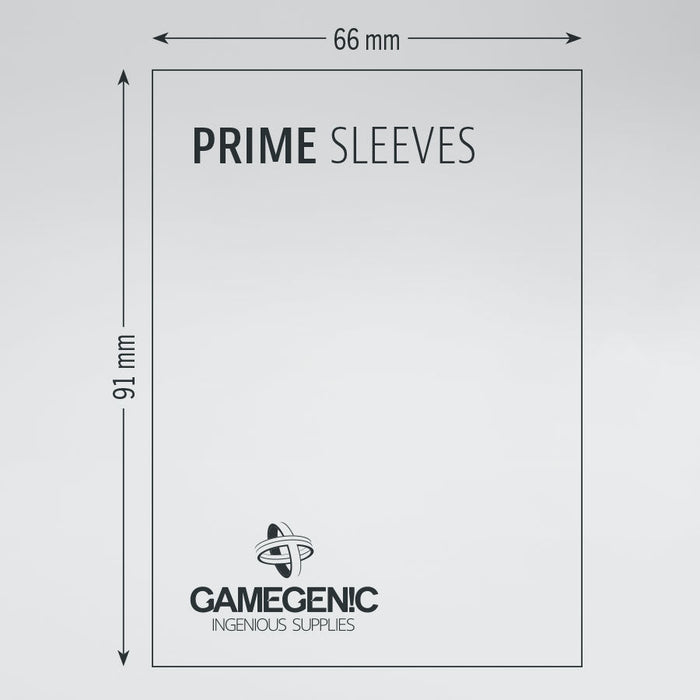 GAMEGENIC: Prime Card Sleeves: Black