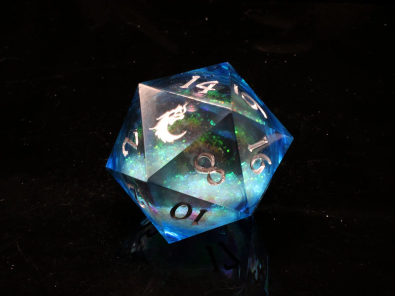 Old School Sharp Edged 35mm D20: Liquid Infused -Midnight Fury