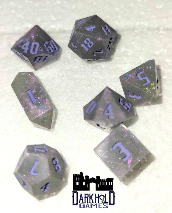 Mini Dice Set - Light Purple