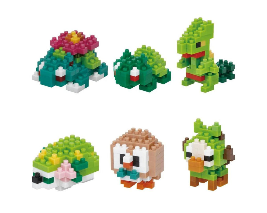 Nanoblock: Pokemon Mini - PokÃ©mon Type Grass Set 1 (Blind Packs)