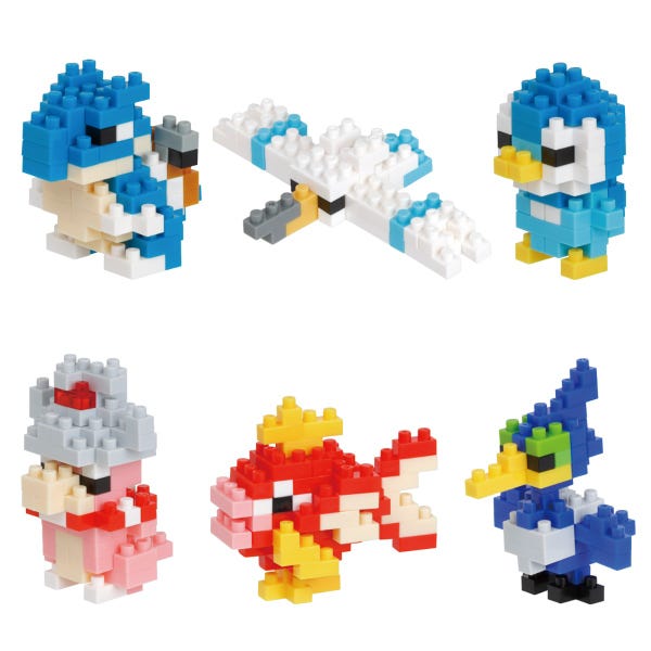 Nanoblock: Pokemon Mini - PokÃ©mon Type Water Set 1 (Blind Packs)