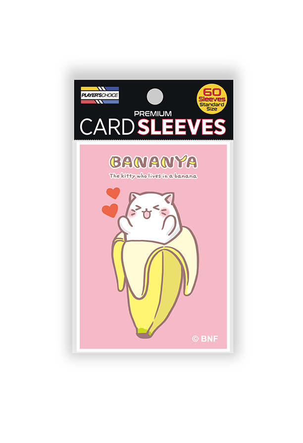 Officially Licensed Bananya Sleeves - Lovey Bananya (pink)