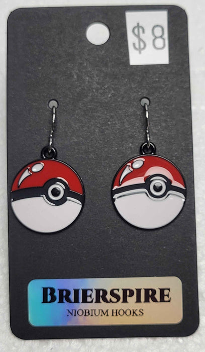 Pokeball Charm earrings