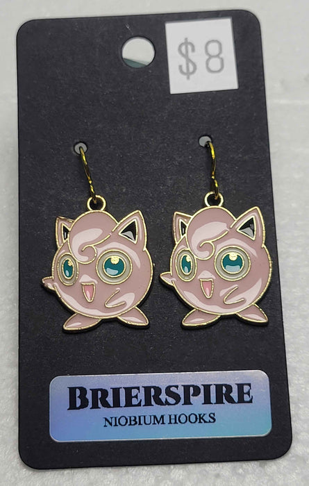 Jigglypuff earrings