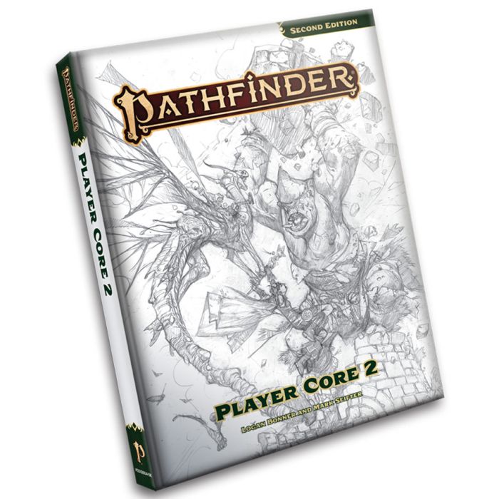 Pathfinder RPG: Player Core 2 Rulebook Hardcover (Sketch Cover Edition) (P2)