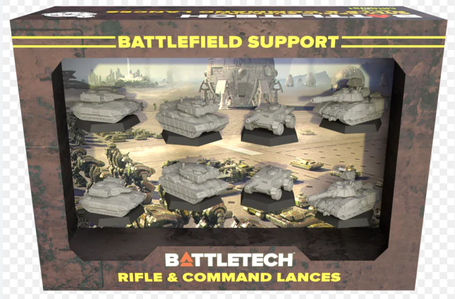 Battletech: Mercenaries Forcepack: Battlefield Support Rifle & Command Lances