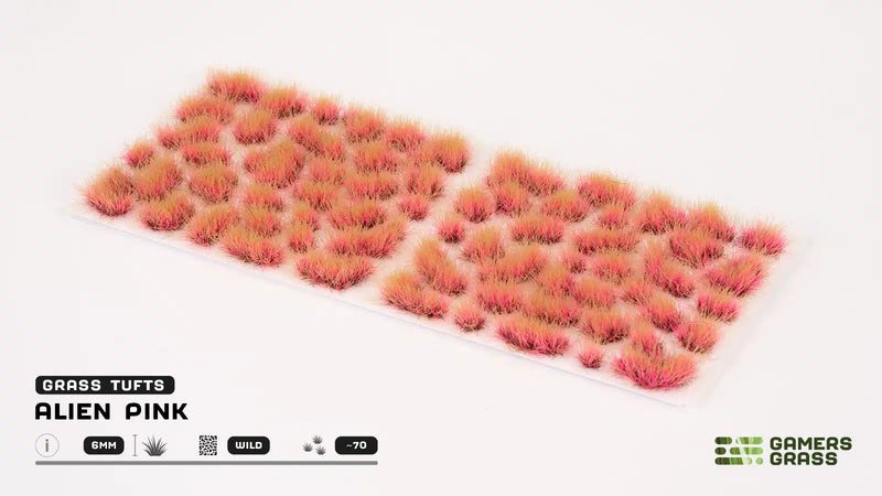 Gamers Grass Tufts: Alien Tufts- Pink 6mm- Wild