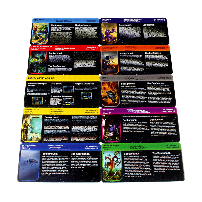 Sidereal Confluence: Remastered Edition Board Game