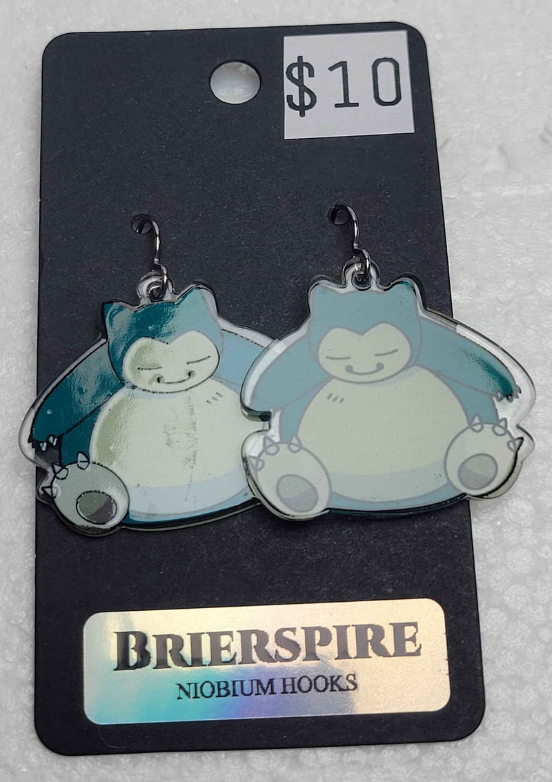 Snorelax earrings