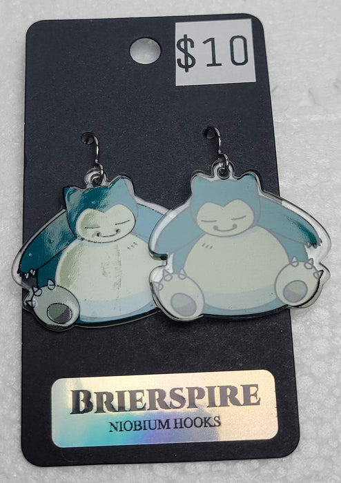 Snorelax earrings