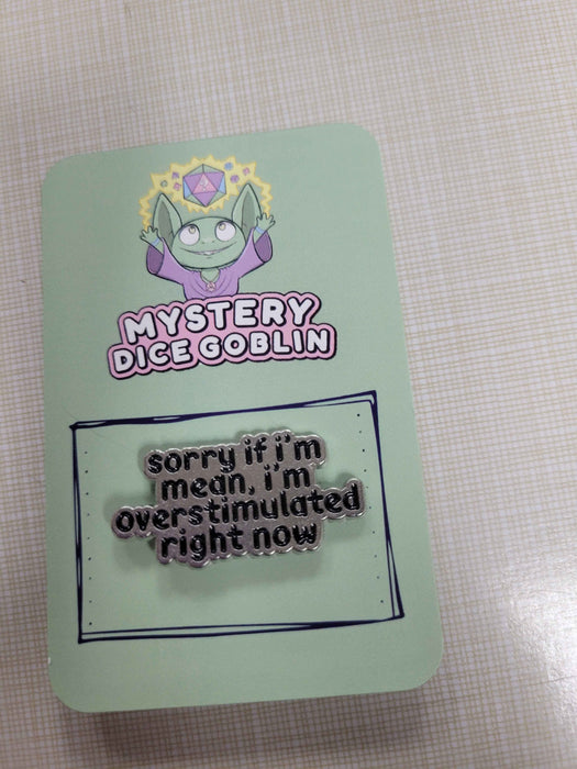 Sorry if I'm mean Pin