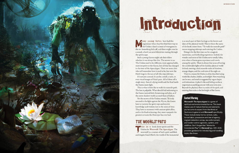 Werewolf: The Apocalypse 5th Edition The Moonlit Path Sourcebook