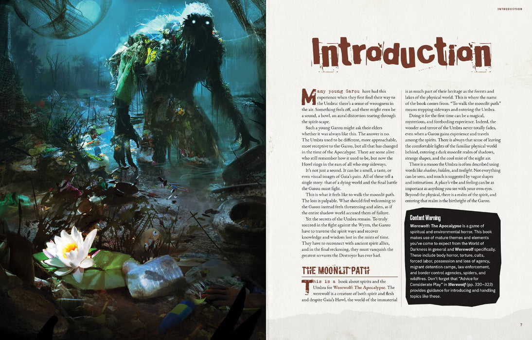Werewolf: The Apocalypse 5th Edition The Moonlit Path Sourcebook
