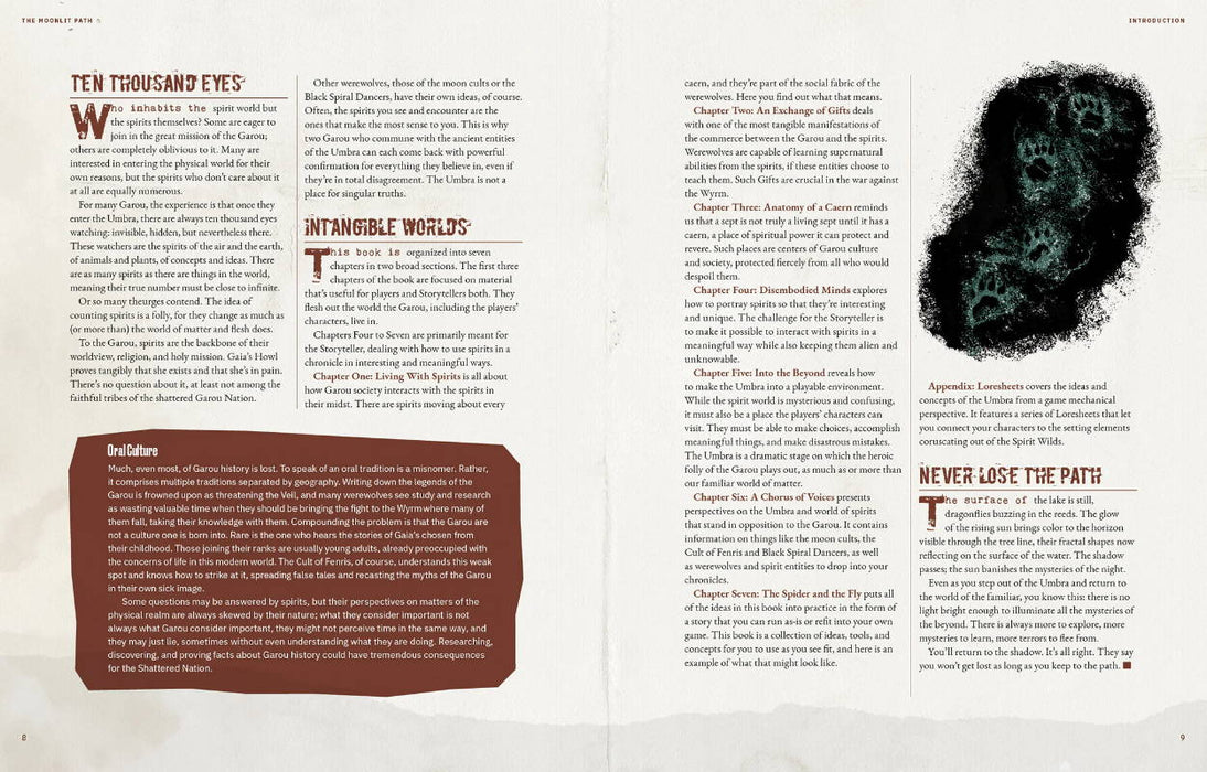 Werewolf: The Apocalypse 5th Edition The Moonlit Path Sourcebook