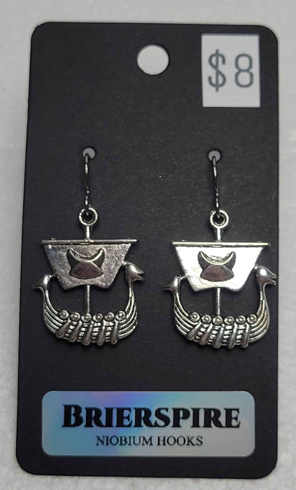Viking Boat Earrings