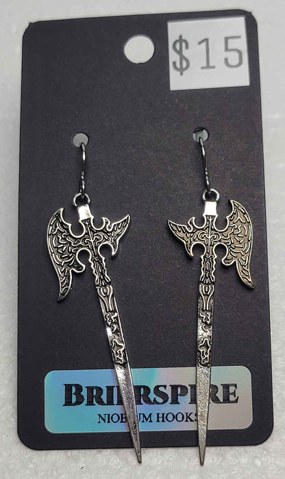 War Axe Earrings