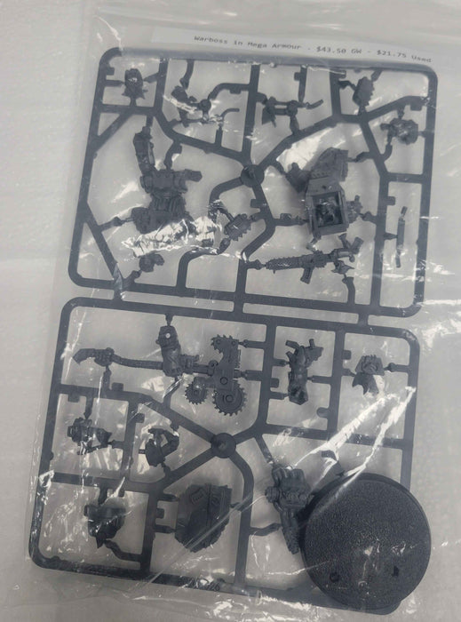 Ork Warboss in Mega Armour (Used: Sprues & Bases)