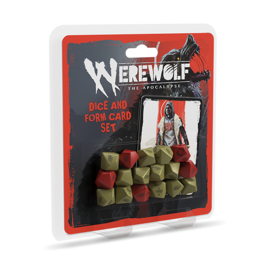 Werewolf The Apocalypse RPG: Dice and Form Card Set