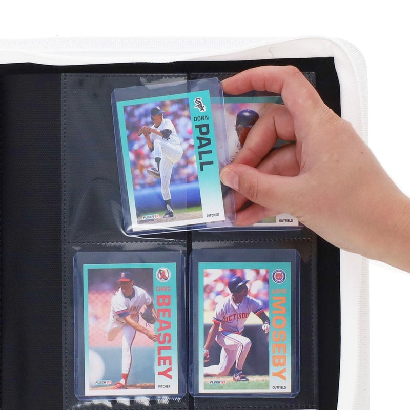 BCW Z-Folio 4-Pocket LX Album - Toploaders - White
