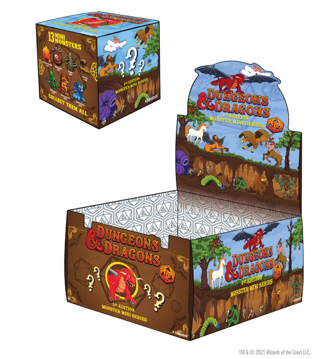 Dungeons & Dragons: 3 inch Vinyl Mini - Monster Series 1: D&D 1e Display Box