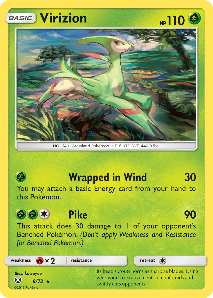 Virizion (8/73) [Shining Legends]