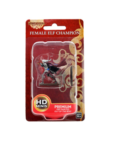 Pathfinder Battles Premium Painted Figure: W2 Female Elf Champion