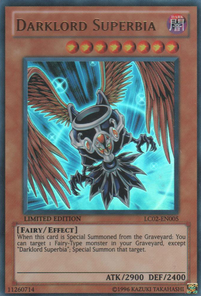 Darklord Superbia [LC02-EN005] Ultra Rare — Darkhold Games