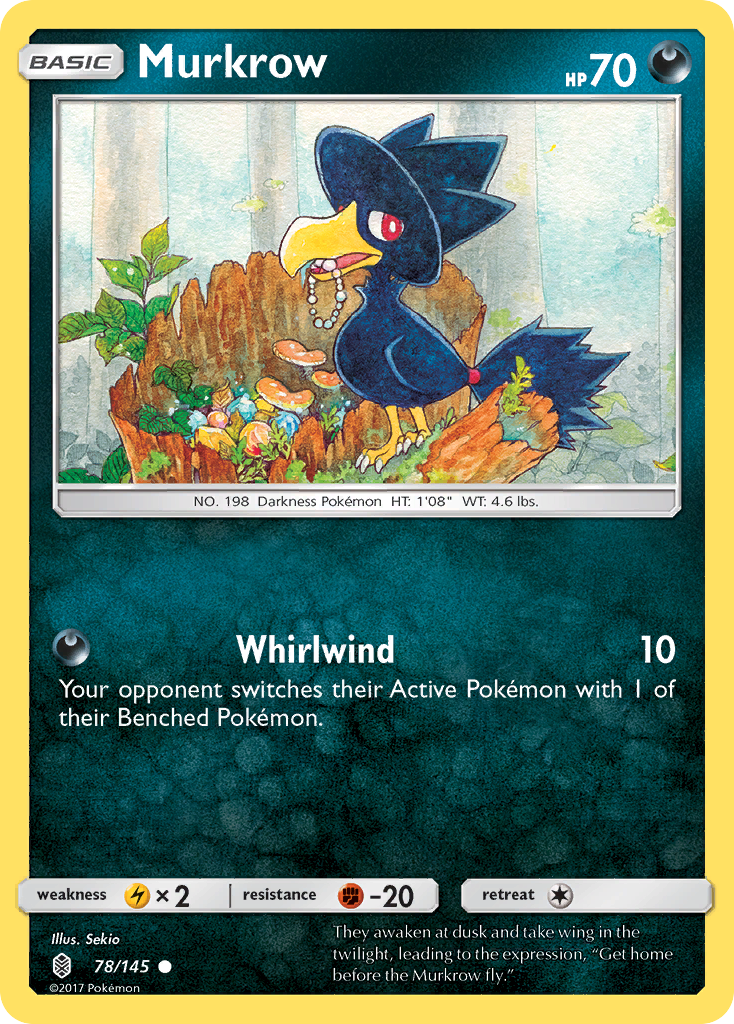 Murkrow (78/145) [SM - Guardians Rising]