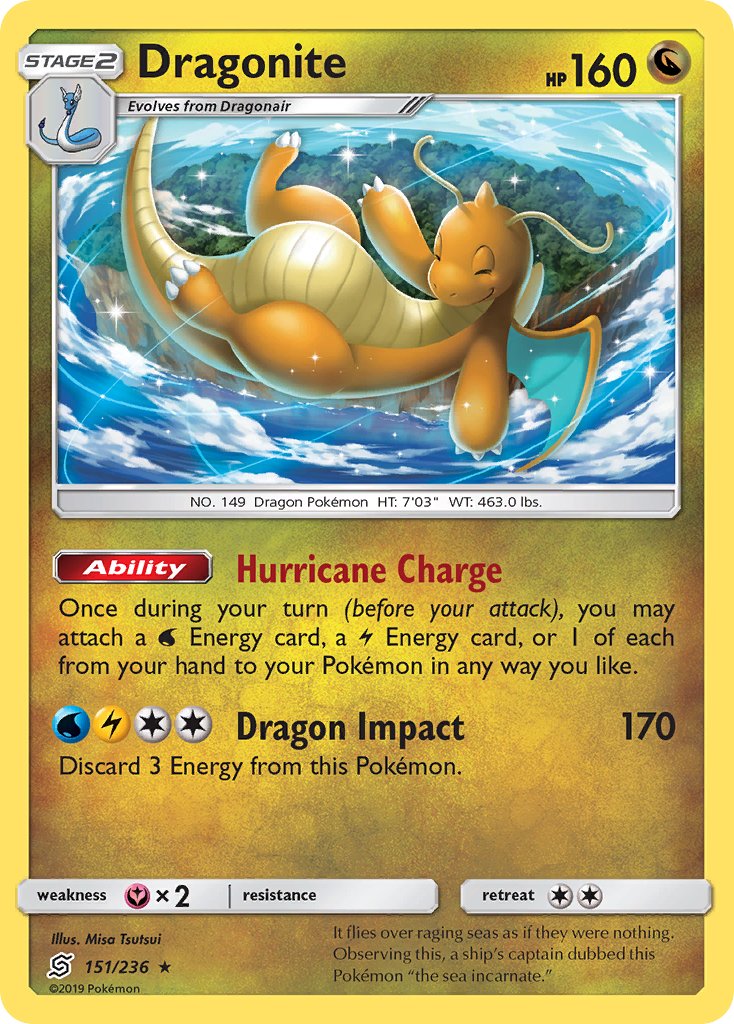 Dragonite - 151/236 (Cracked Ice Holo) (151/236) [Deck Exclusives]