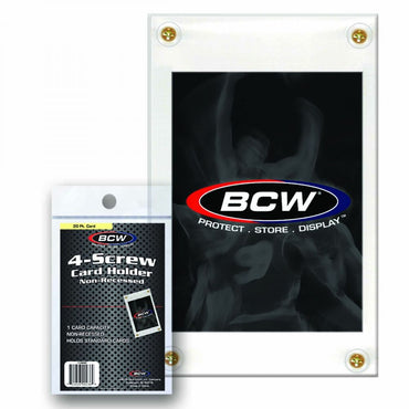 BCW: 4-Screw Card Holder - Non Recessed