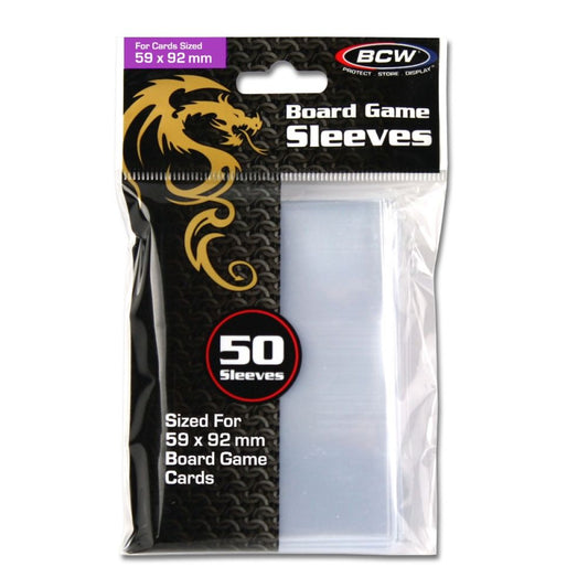 BCW: Board Game Sleeves - Std Euro (59MM x 92MM)