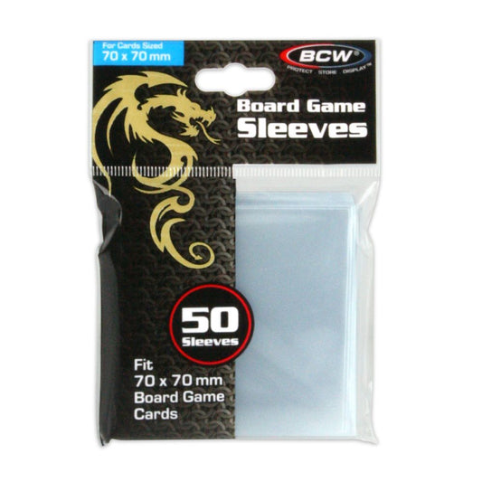 BCW: Board Game Sleeves - Square No.1 (70MM X 70MM)
